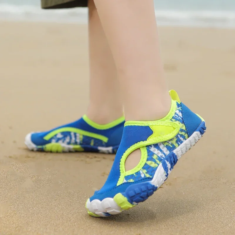 Natação tênis de praia crianças mergulho surf barco wading sapatos esportivos crianças aqua descalço sapatos de água de secagem rápida meninos meninas