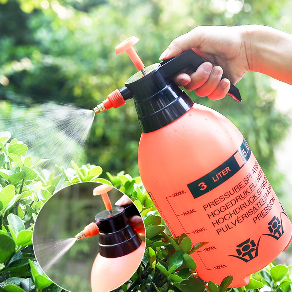 เครื่องพ่นน้ำแรงดันด้วยมือ2L/3L แบบพกพาขวดสเปรย์ฆ่าเชื้อ Alat semprot Taman ฉีดน้ำกระบอกฉีดน้ำกระป๋องล้างรถ