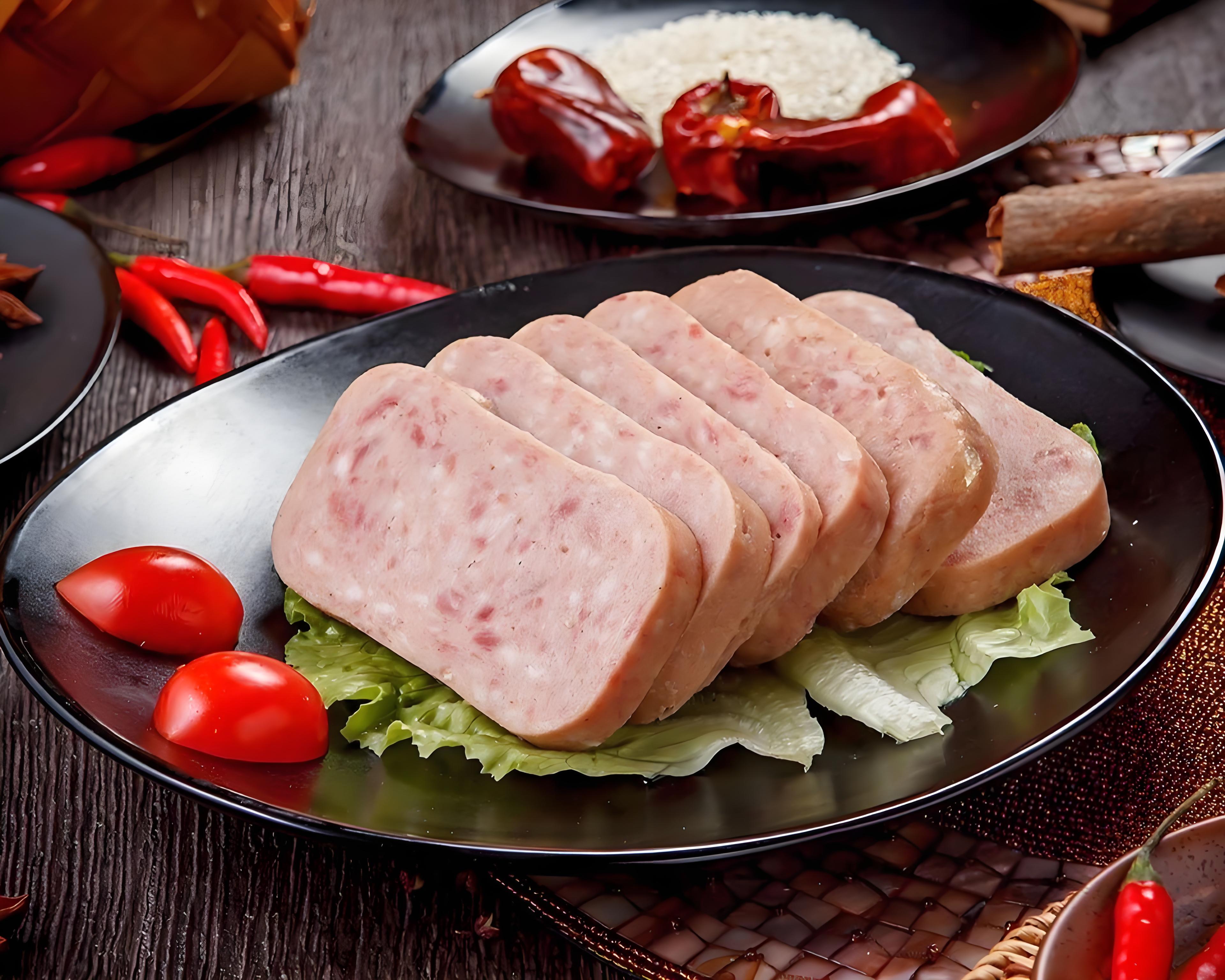 CJO，Military - style Luncheon Meat, Pack of 3, 340g per pack