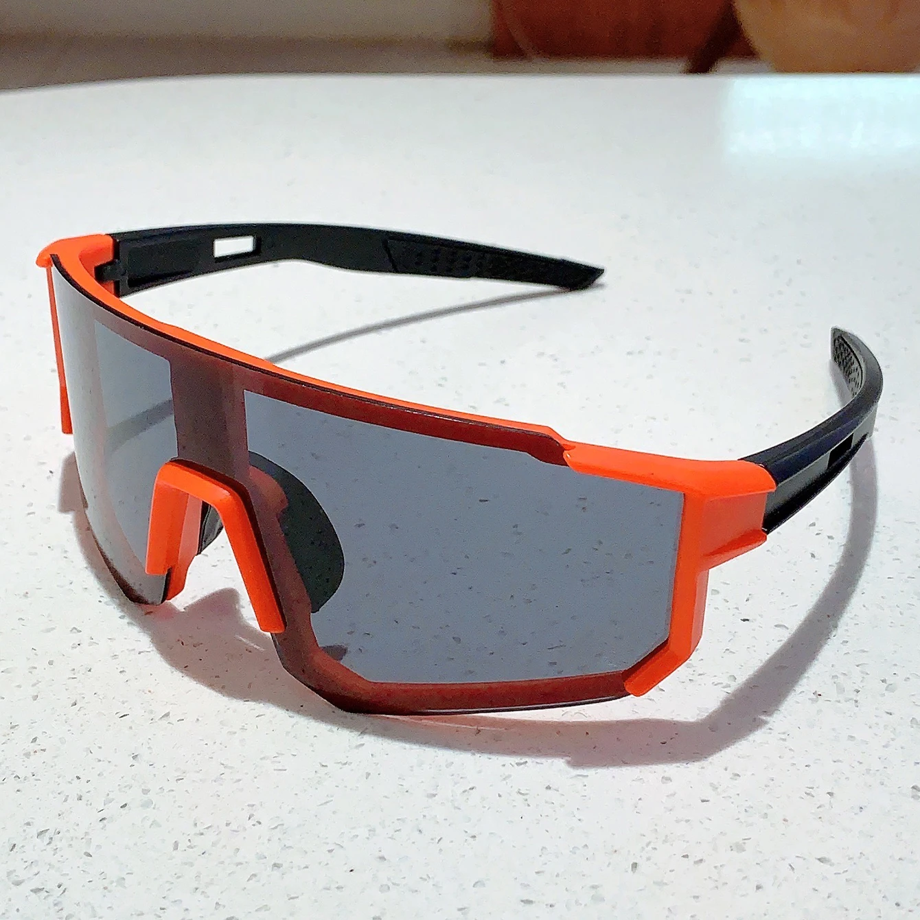 KAMMP, gafas de ciclismo a la moda, decoración de gran tamaño, gafas de sol deportivas anti UV para mujer, gafas de sol de diseño de marca para exteriores para hombre para senderismo