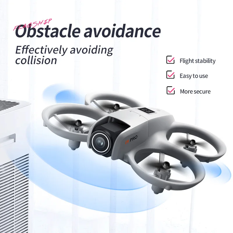 I1PRO nouveau Mini Drone professionnel 8K HD caméra WIFI sans brosse FPV avec écran de débit télécommande évitement aérien UAV jouets cadeau