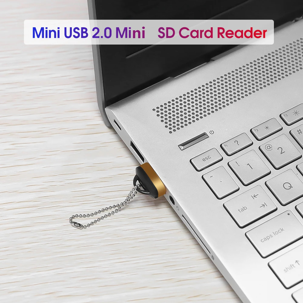 Lector de tarjetas USB 2,0 a tarjeta de memoria SD TF adaptador de unidad Flash USB C lector de tarjetas inteligente de 2TB para accesorios de ordenador portátil Macbook