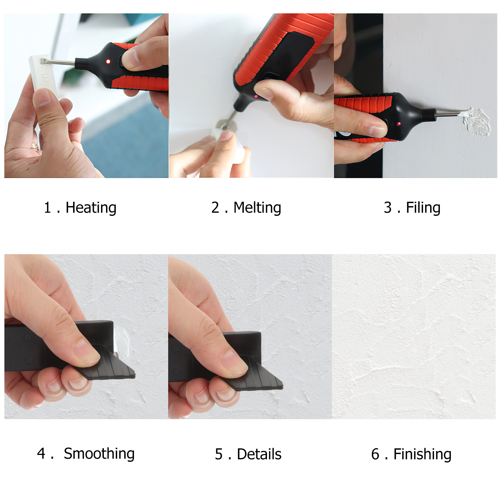 1 Set Laminate Premium Wax Blocks Fast Heating Technology For Wood Removal Wood Scratch Remover Hardwood Repair Kit Laminate
