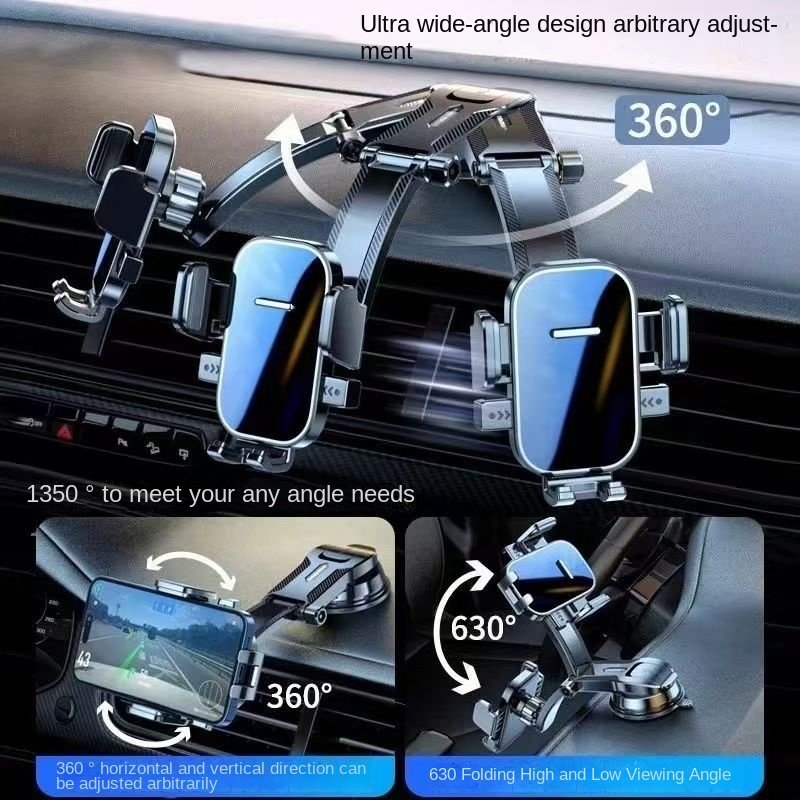 Car holder mobile phone 2025 new car central control instrument panel clip navigation dedicated anti-shake fixed support frame