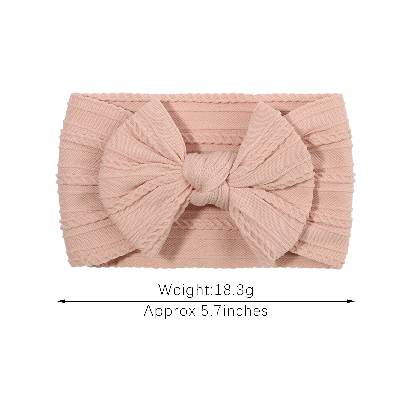 1pc listra bowknot bebê bandana cor sólida macio elástico crianças headwrap bebê meninas acessórios para o cabelo