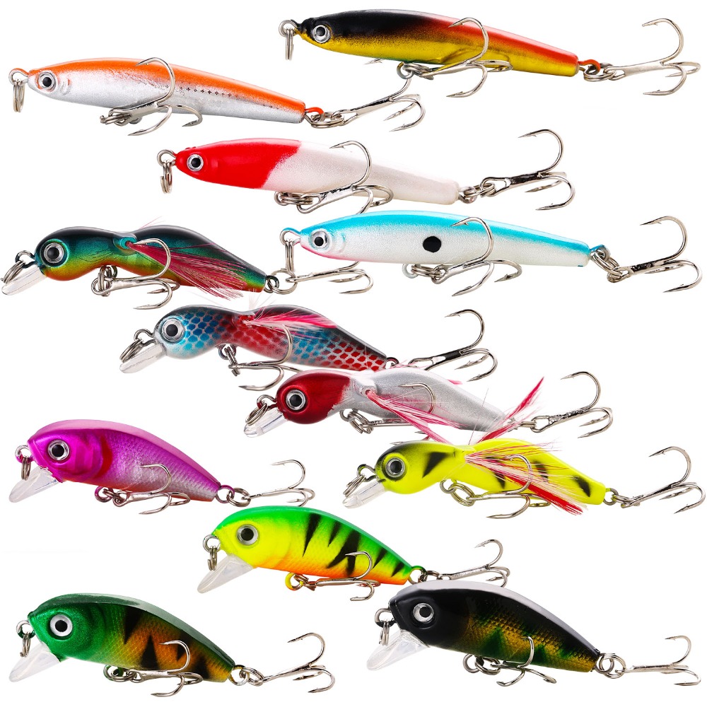 Sougayilang 4 Teile/karte Angeln Locken Malerei Topwater Wobbler Crankbait Bleistift Künstliche Harten Köder Angelgerät De Pesca