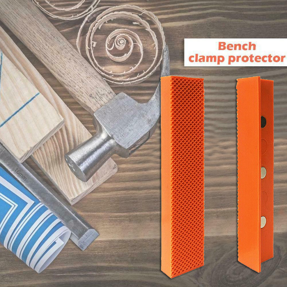 2pcs 4/5/6 Inch Magnetic Vise Pads Covers Universal Soft Vice Jaws Pads Covers Protector For Metal Vise Bench Machine Tools