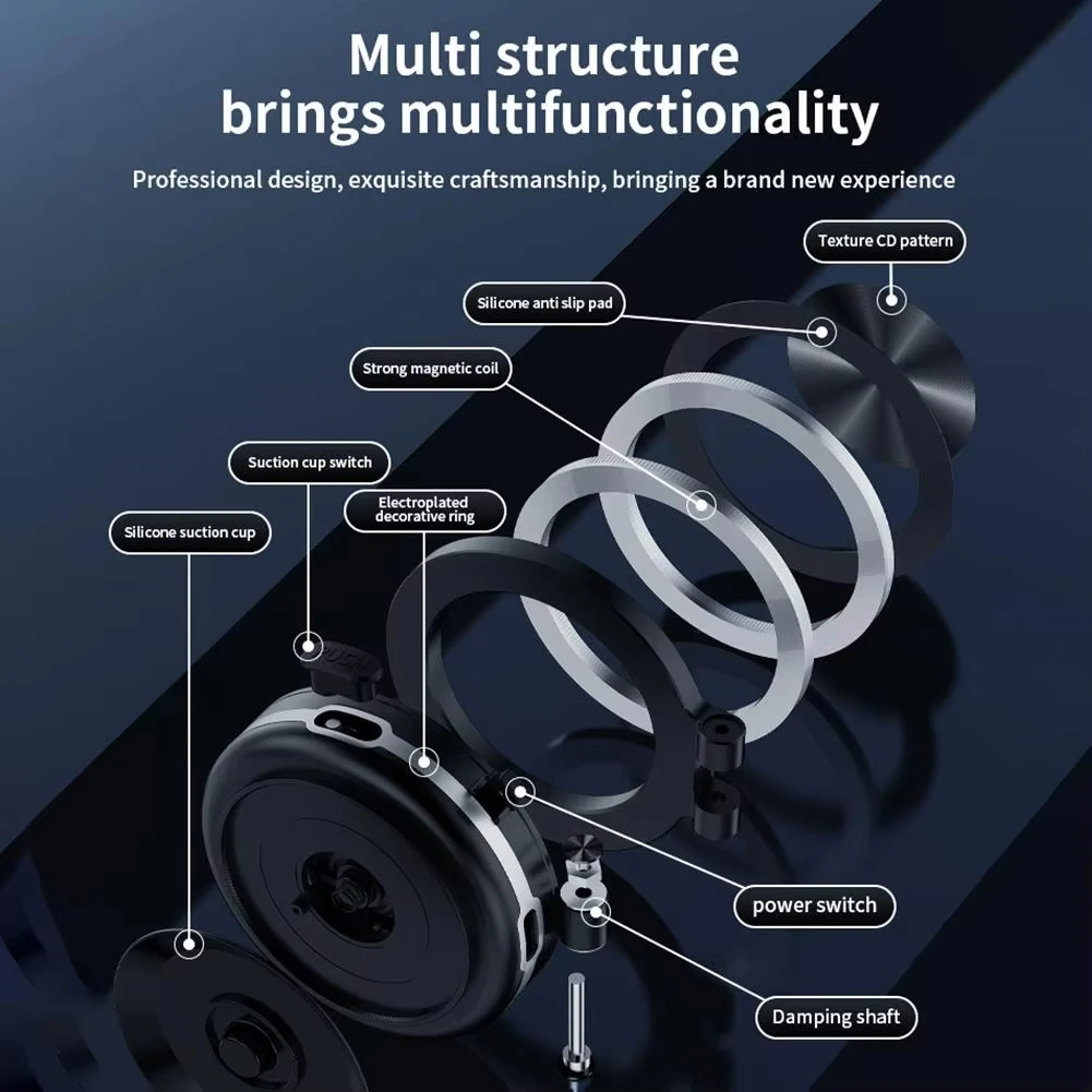 Für Magsafe Magnetische Vakuum Auto Telefon Halter Saugnapf Klapp Universal Navigation Stand Halterung Für IPhone/Samsung/Xiaomi