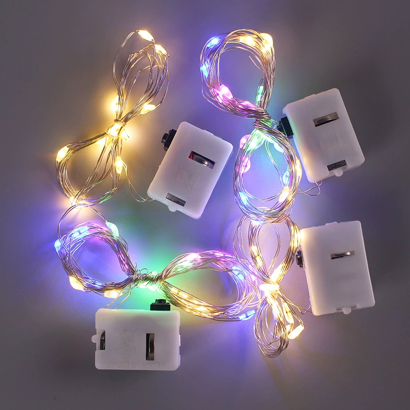 10/5 Uds guirnaldas de luces LED 3 modos alimentadas por batería guirnalda de luces para el hogar dormitorio jardín cumpleaños boda fiesta decoración de Pascua