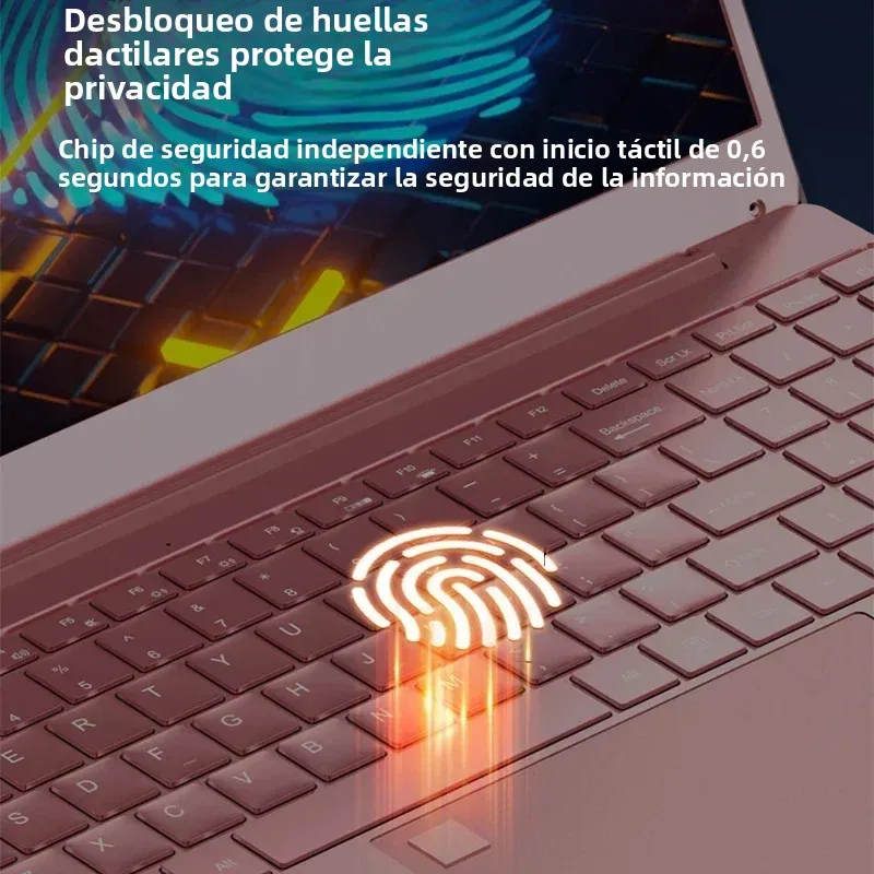 Windows 11 Pro 11.a generación Celeron N5095 Laptop Max 32GB RAM 2TB SSD WiFi dual (2,4G/5.0G) Bluetooth y un teclado rosa elegante