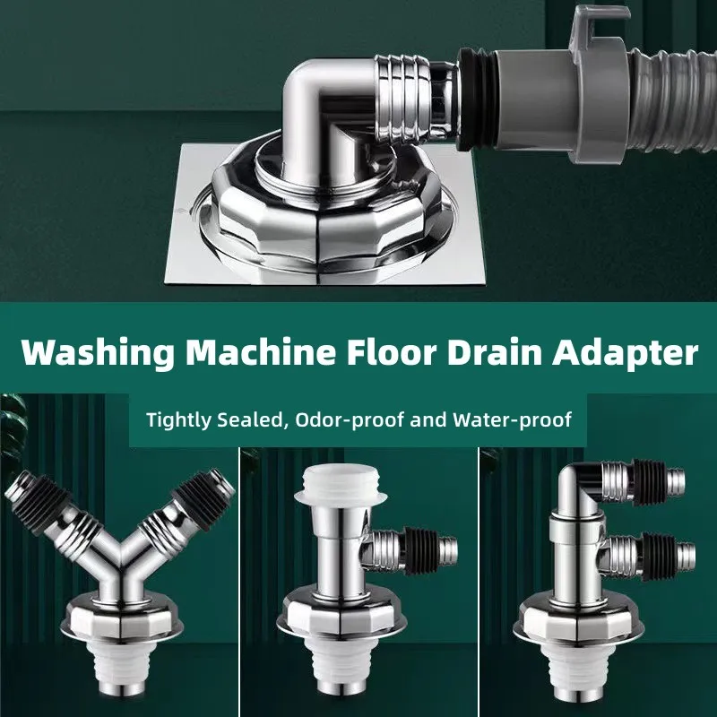 เครื่องซักผ้าท่อระบายน้ําชั้น Joint Double Purpose ท่อเครื่องล้างจาน Universal อะแดปเตอร์ท่อ Disposer TRAP เครื่องมือ