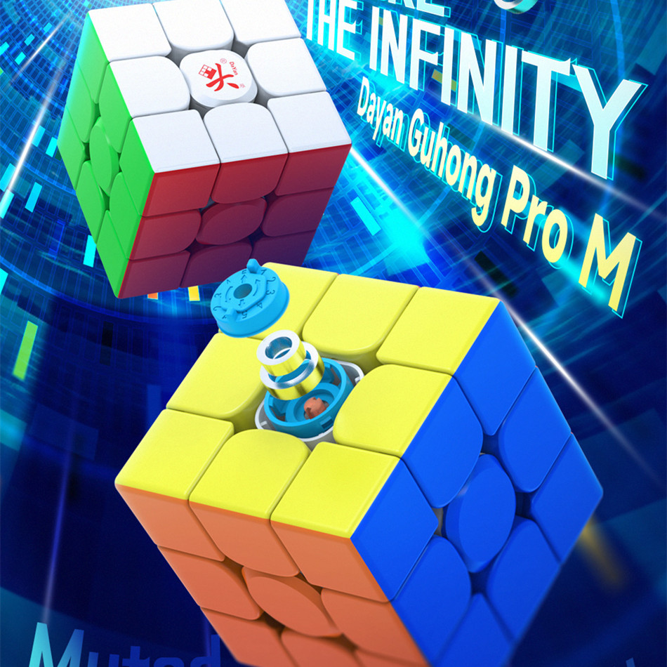 [ECube] DaYan GuHong Pro M Maglev 3x3 Cube magique PROM magnétique printemps Cube magique Puzzle jouets pour enfants enfants cadeau jouet