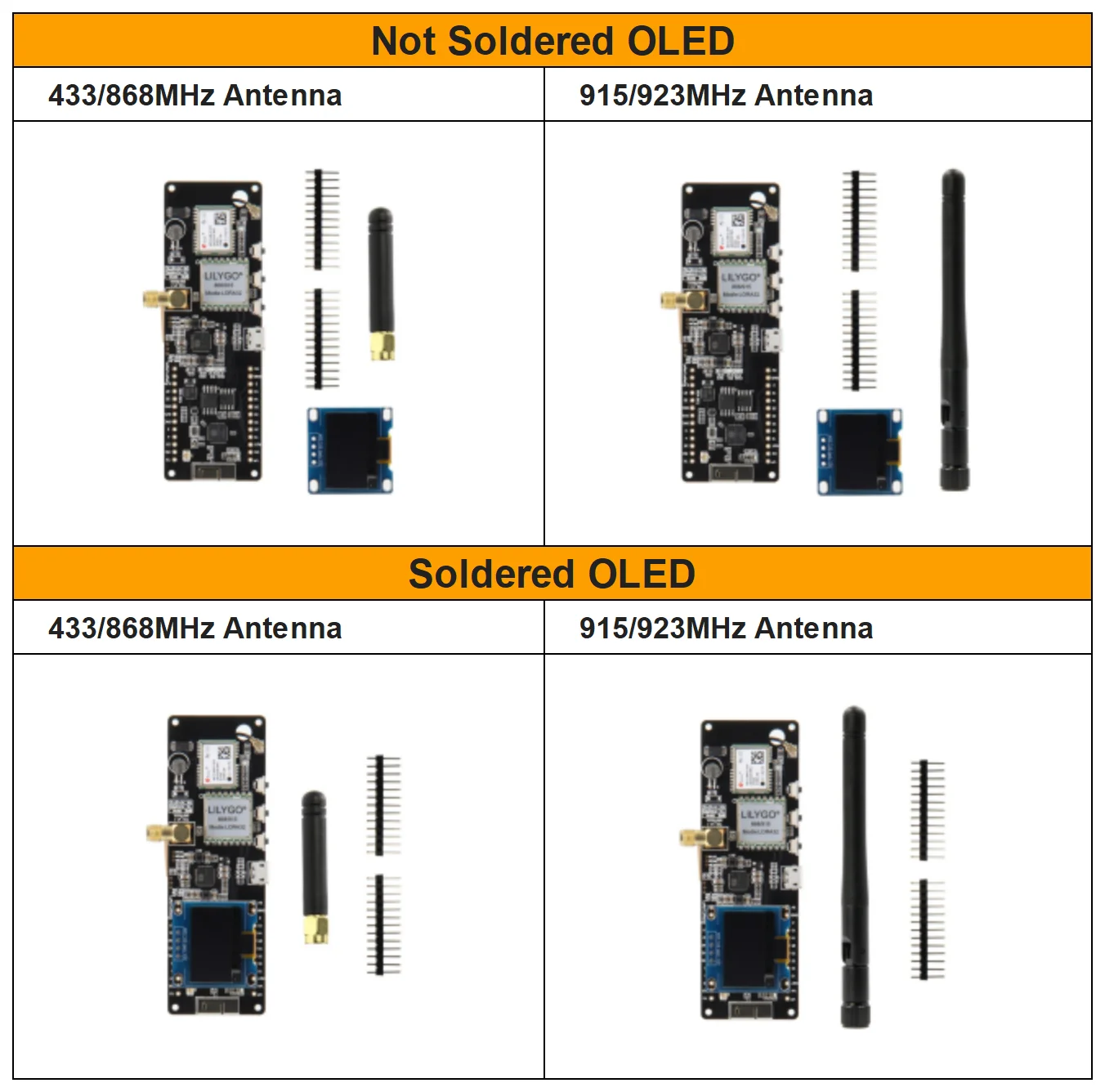 LILYGO®TTGO Meshtastic T Tia V1.1 ESP32 LoRa 915MHz 433MHz 868MHz 923MHz WiFi BLE GPS Với màn Hình OLED 0.96 Inch 18650 Pin