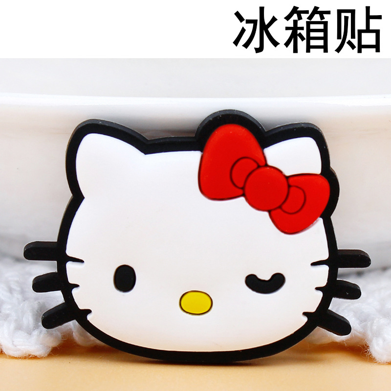 Hello Kitty Kuromi Drawing Board Magnet Mini Refrigerator Home Decoration Sticker Magnets Fridge Souvenir Whiteboard Magnets