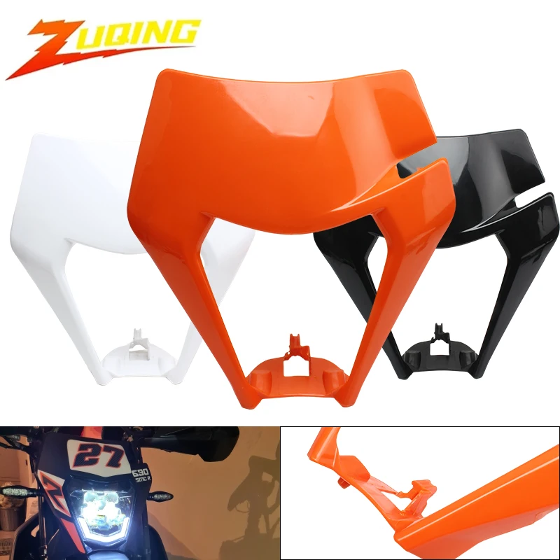 Enduro Motorrad-Masken-Scheinwerfer für KTM EXC-Zubehör XC SX SXF XCW 125 bis 500 SMR 2021 2022 Dirt Bike Motocross-Kunststoff-Set