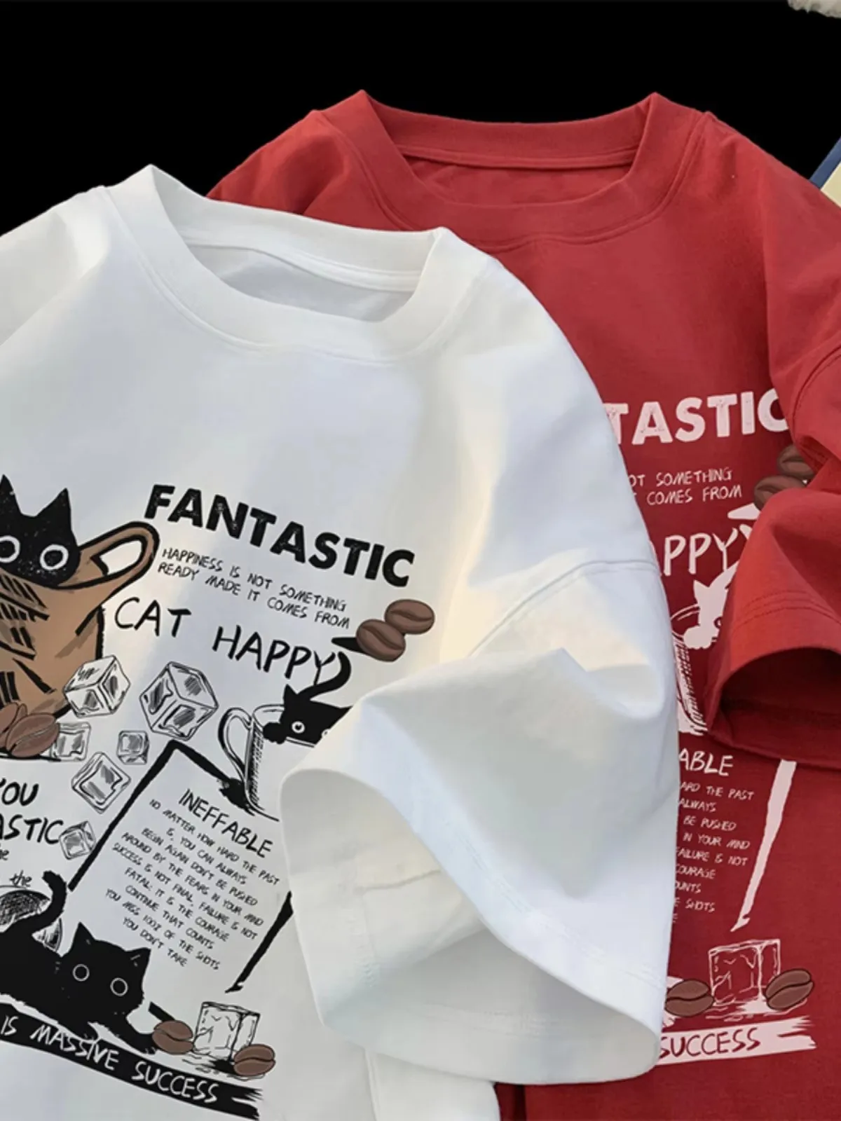 Camiseta retro americana de manga corta, nueva marca de moda de verano, ropa de calle, camiseta holgada informal de manga corta para parejas