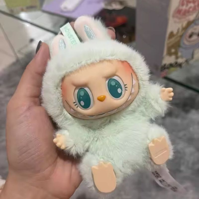 高品質レプリカ V2 座っているパーティー Labubu 飾り家の装飾工芸品クリスマスギフト Labubu モンスターキーリング子供のおもちゃ