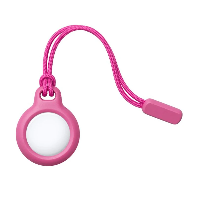 ปลอดภัยสำหรับ Apple Airtags เคสครอบปกป้องกันชนสายคล้อง Tracker อุปกรณ์เสริม Anti-Scratch พวงกุญแจ Airtags กรณี