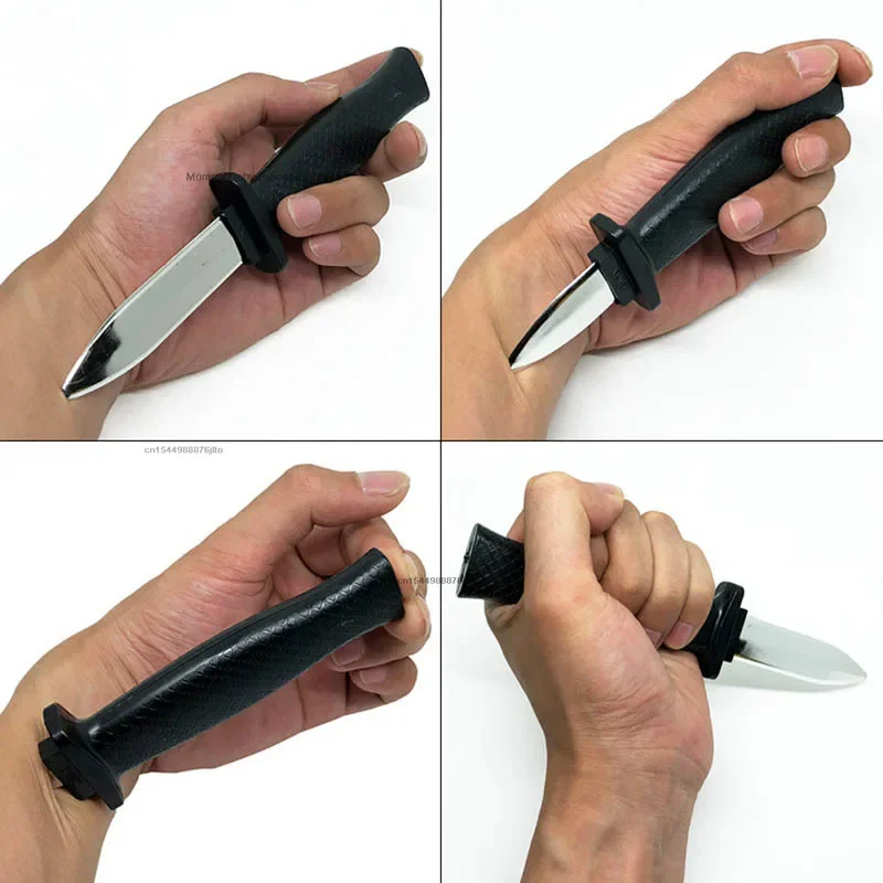Accesorios novedosos para Halloween, cuchillos falsos, cuchillos retráctiles de plástico, fiestas, bromas divertidas para niños, daga falsa, accesorios para trucos de terror, Juguetes
