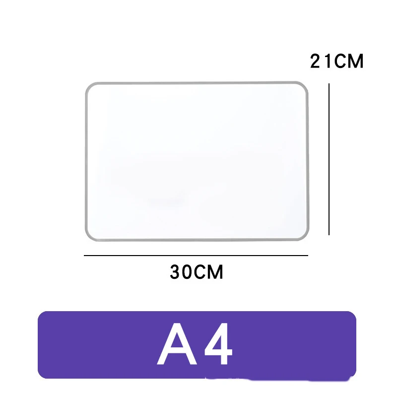 Double-sided Magnetic Small Whiteboard Soft-edge Portable Graffiti Drawing Board Office Note-taking Desktop Small Blackboard