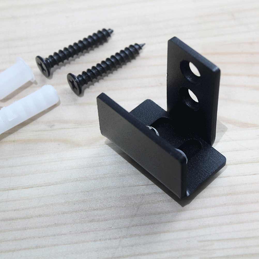 Door Stop Animal Black Ground Guide Rail Barn Through Stopper Floor Guides Sliding
