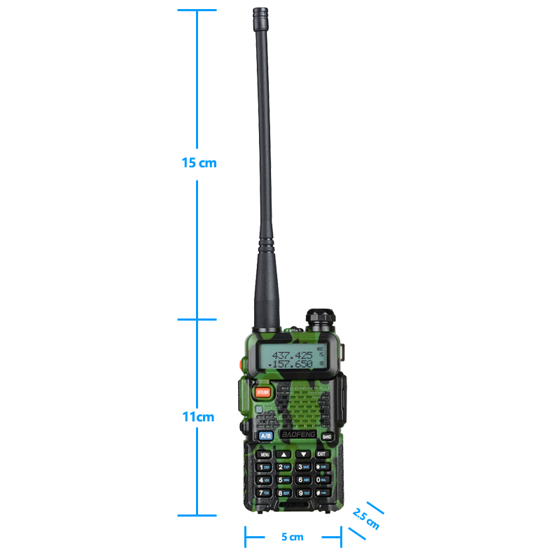 Baofeng tarnung 5w/8w original uv5r walkie talkie dualband 136-174mhz 400-520mhz tragbarer bf UV-5R bidirektion aler funk transceiver