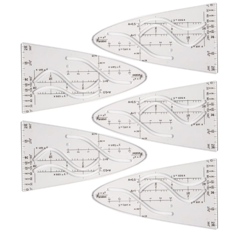 Parabola Stencil Parabolic Stencil for Student, Office, Painting, Parabolic Stencil Math Curves Template Parabola Ruler