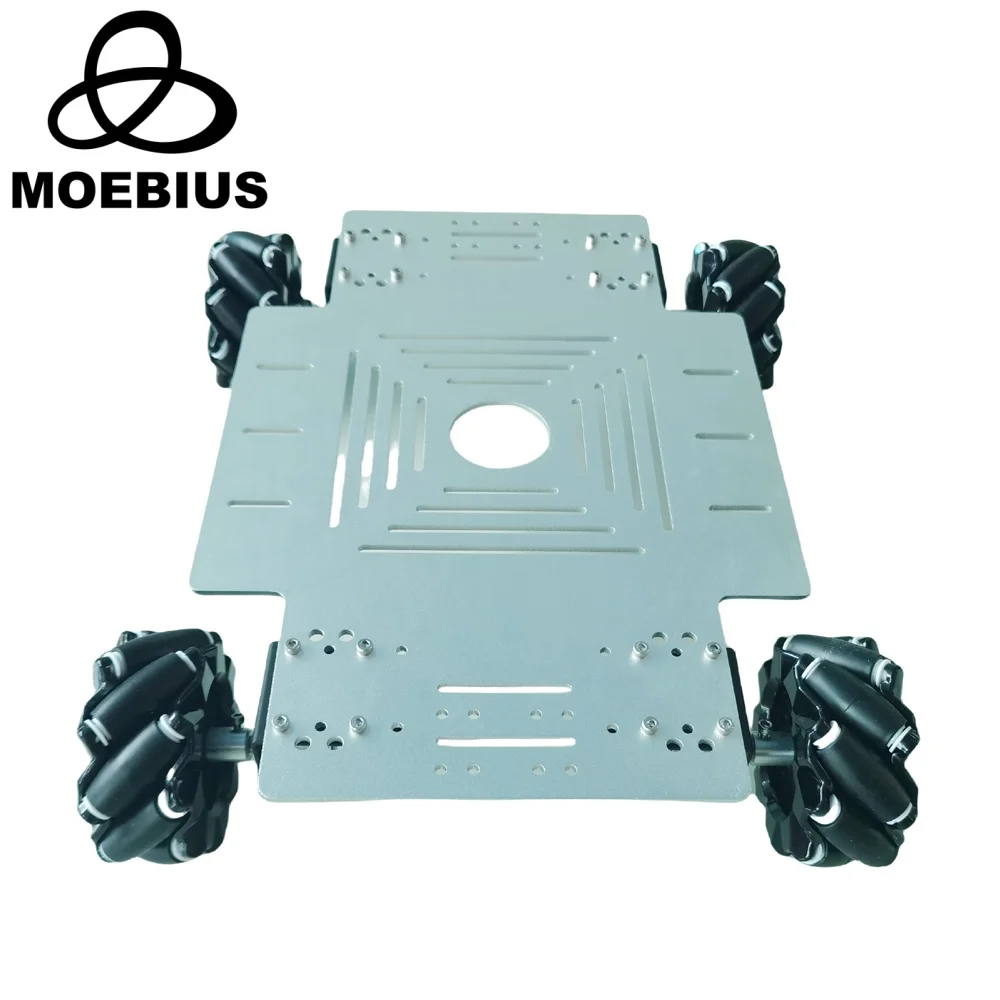 15kg Last 4WD 80mm Mecanum Rad Roboter Auto Chassis Kit mit DC 12V Encoder Motor für Arduino Himbeer Pi DIY Projekt Stiel Spielzeug