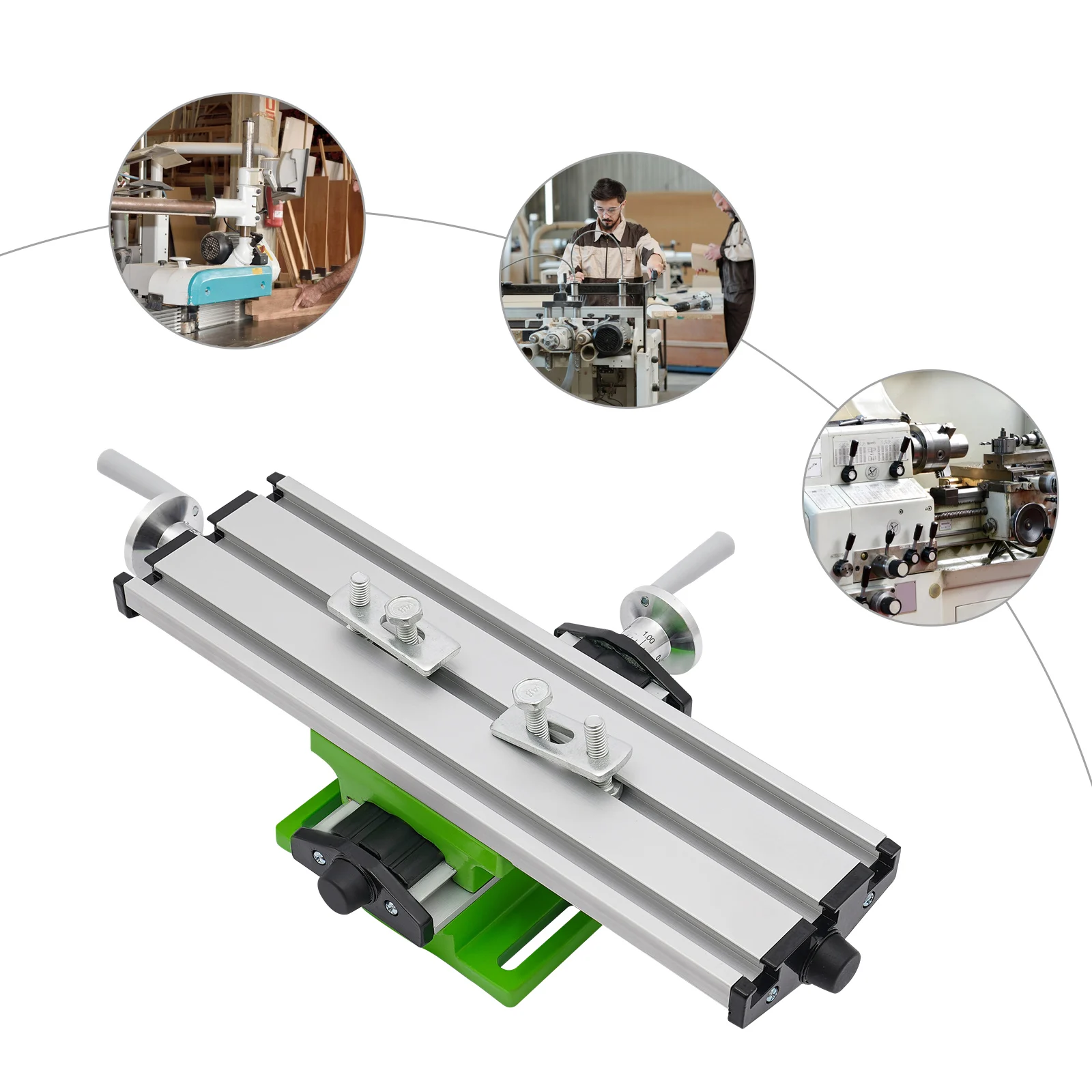 Compound Milling Machine Worktable Slide Table for Drill Holders And Small Equipment