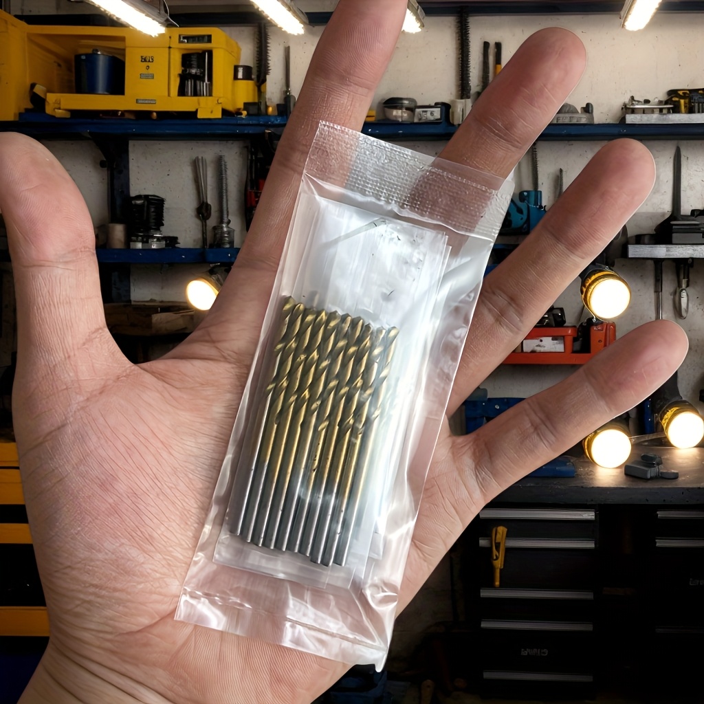 50/99 Stuks Titanium Coated Hoge Snelheid Staal Boor Set Hex As Rechte Spiraal Twist Bits Voor Metaal hout Plastic Boren