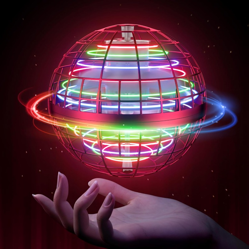 Flying Orb Ball Toy 2025, Hover Orb Spinner, Hand-Drohnen-Umlaufbahn, fliegender Spinner mit endlosen Tricks, cooles Spielzeug für Indoor-Outdoor-Spielzeug