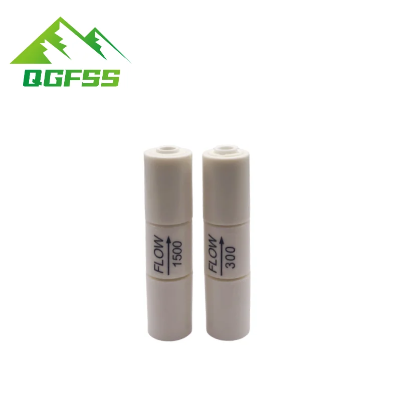 300CC 450CC 800CC 1500CC RO Water System Waste Water Flow Regulater Restrictor 1/4" OD Hose Reverse Osmosis Quick Pipe Fittiing