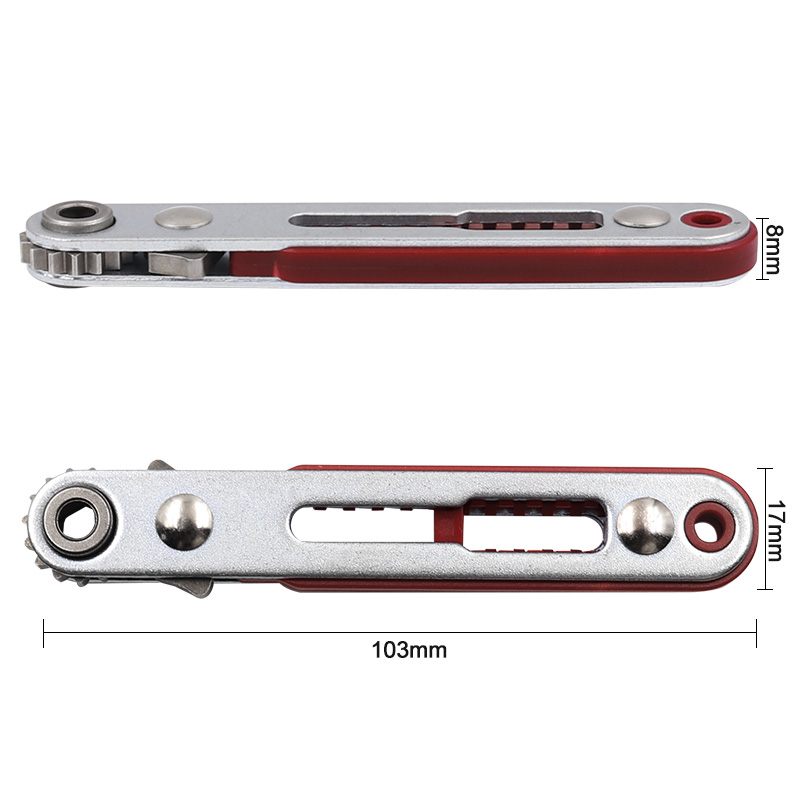 Mini Ratchet Wrench Hexagon Torx Bidirectional Control Screwdriver Drill Bit 1/4 Square Drive Sockets Screwdriver Drill Bits