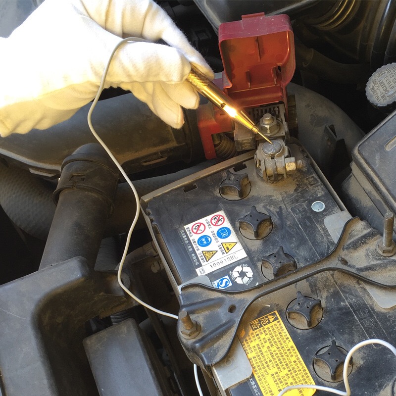 自動車ライト回路テスターランプ電圧 DC 6V 12V 24V 銅テストペン検出器プローブライトシステムテストプローブランプツール