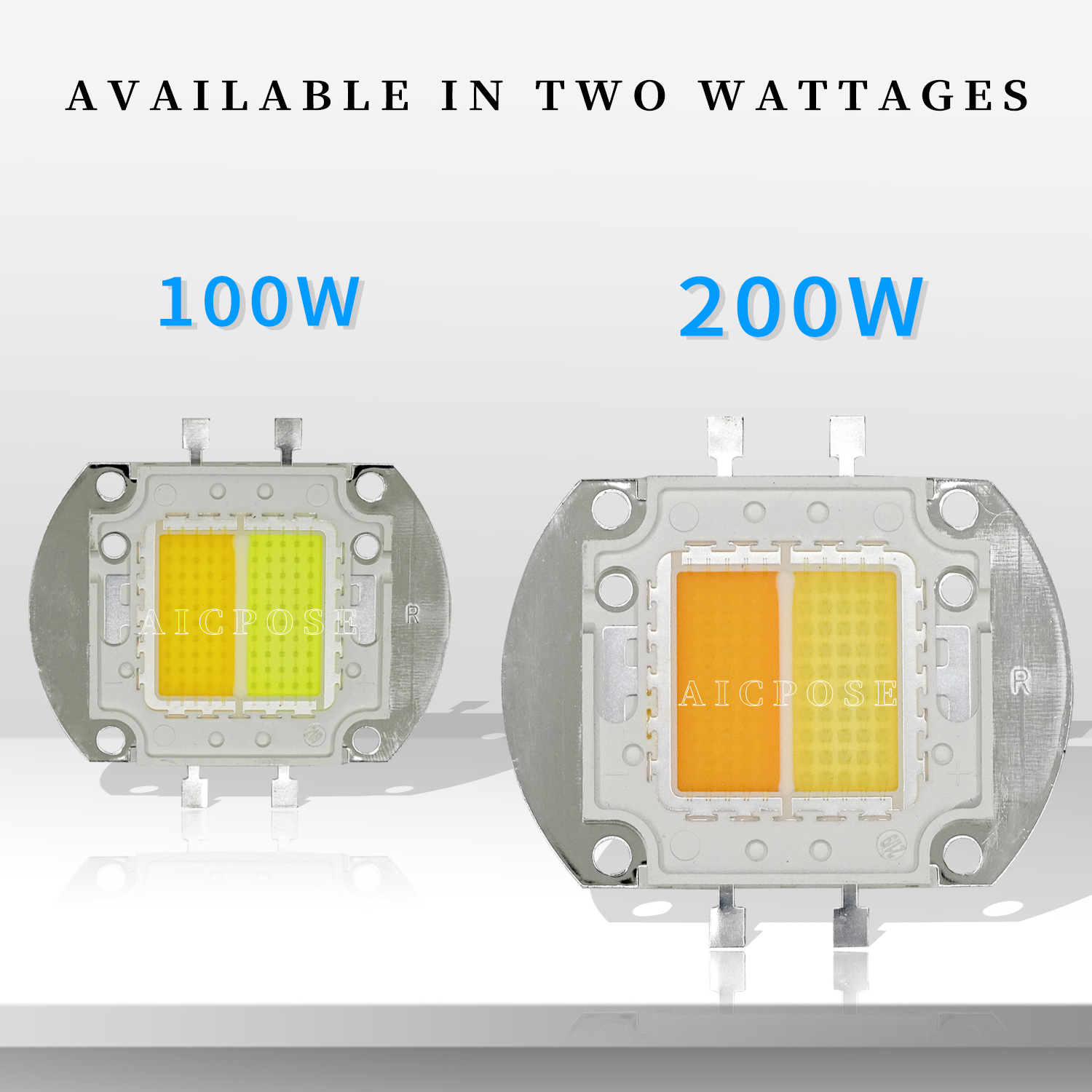200 Вт LED COB чип теплый холодный белый для 2 глаз 4 глаза COB аудитосветильник прожексветильник Светодиодная лампа чипы COB