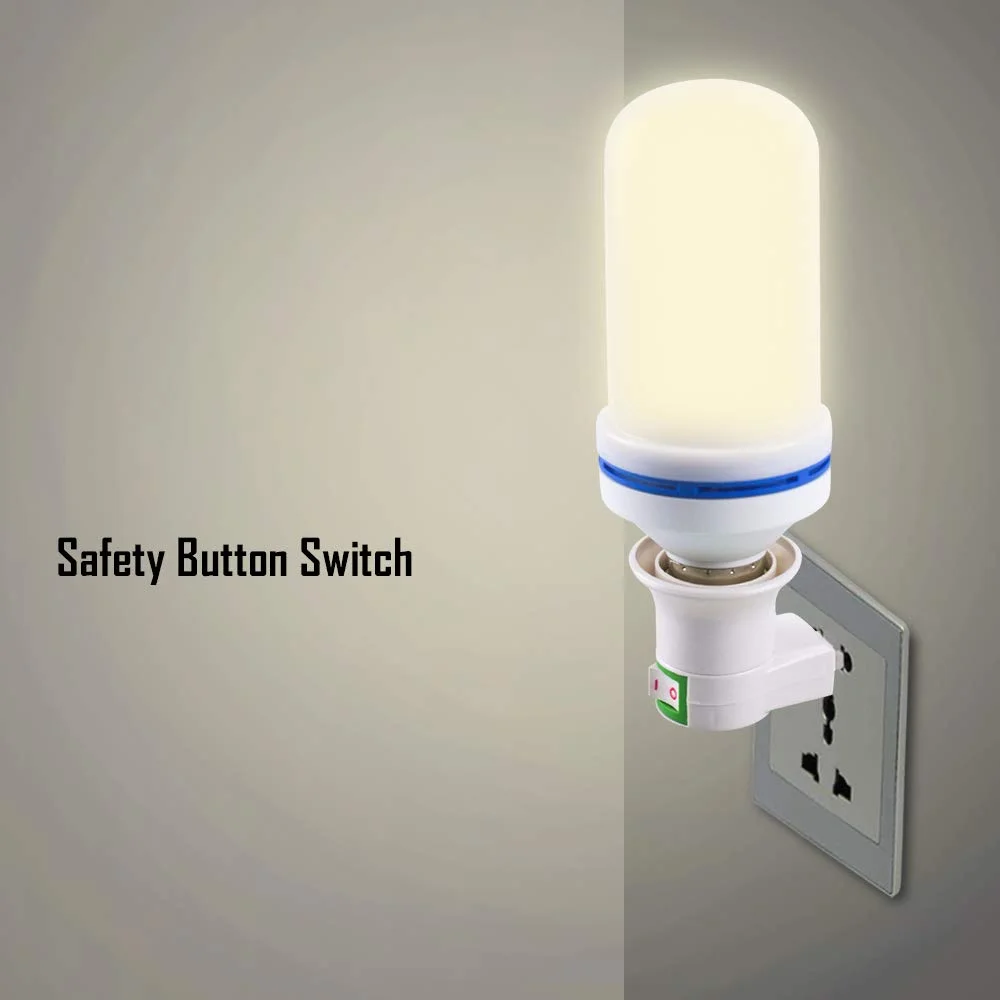 1 Uds E27 bombillas de luz soporte de Base con interruptor adaptador de enchufe UE/EE. UU. ON/OFF convertidor de salida de enchufe atornillado estándar