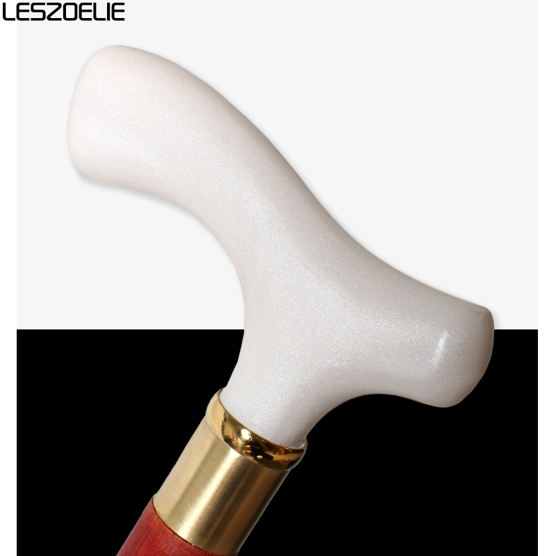 Weißer Harzgriff, afrikanischer Holz-Luxus-Gehstock für Männer und Frauen, modischer eleganter Gehstock, Vintage-Gehstöcke