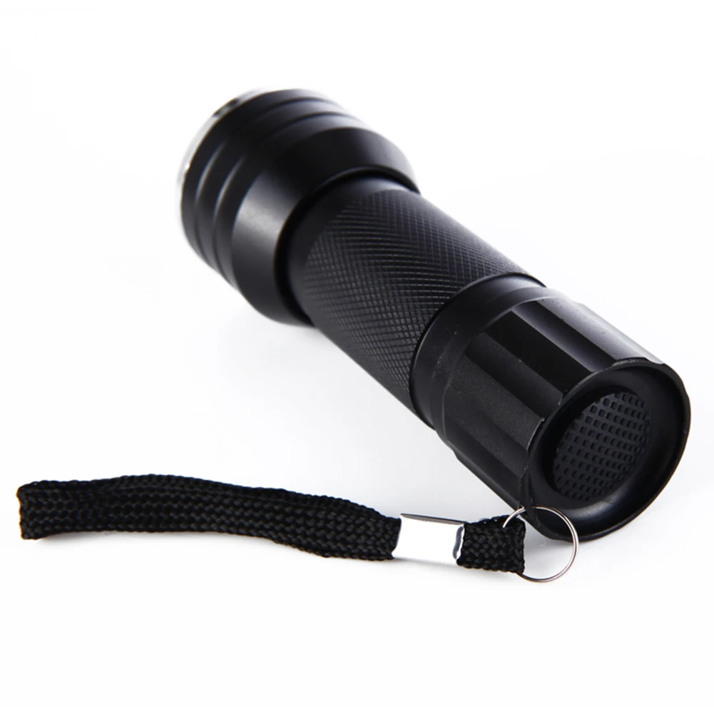 9/21LED UV Light 395nm Waterproof UV Flashlight Ultraviolet Mini UV Lamp Portable Torch Detector for Nails Black Light Lamp