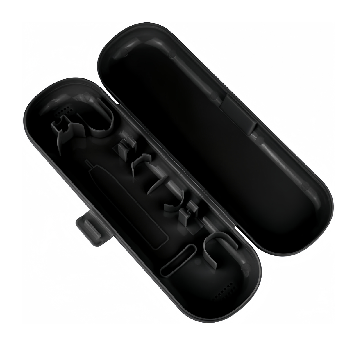 Escova de dentes elétrica recarregável com estojo de viagem, 8 cabeças de escova e escova de dentes recarregável USB, limpeza profunda, cuidados bucais -6