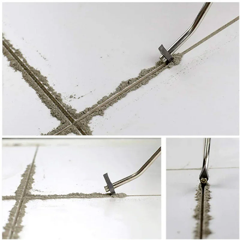 Removedor de rejunte de azulejo cerâmico substituível, aço de tungstênio, limpador de lacunas, broca para piso, parede, costura, cimento, ferramenta manual de limpeza