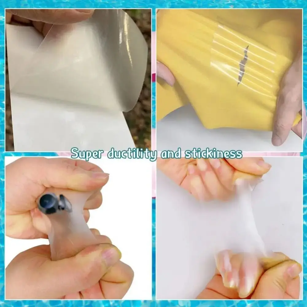 1 롤 수리 패치 키트 TPU 테이프 풍선 장난감 수영 풀 플로트 텐트 에어 매트리스 비옷에 대한 전문 수리 패치