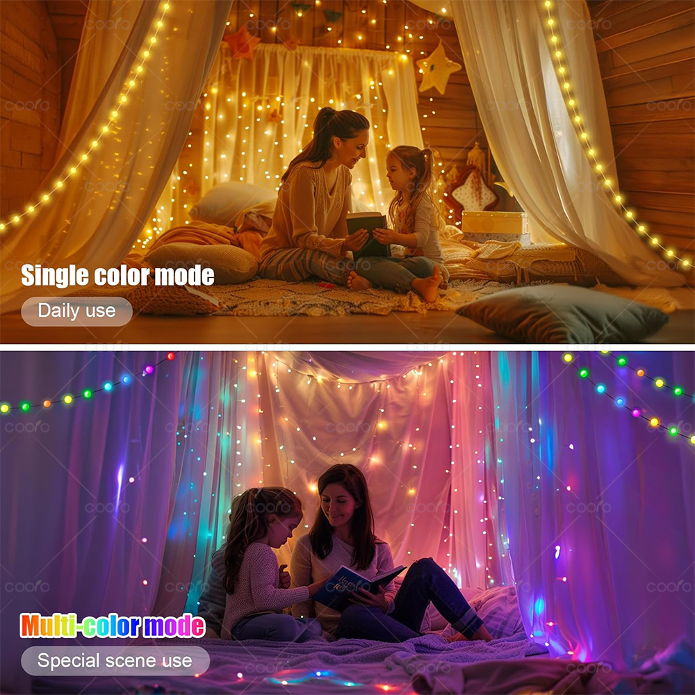 RGB IC Smart String Licht DIY Globe LED Lichterkette Programmierbare WS2812B USB Girlande Dekoration für Schlafzimmer Weihnachten Hochzeit