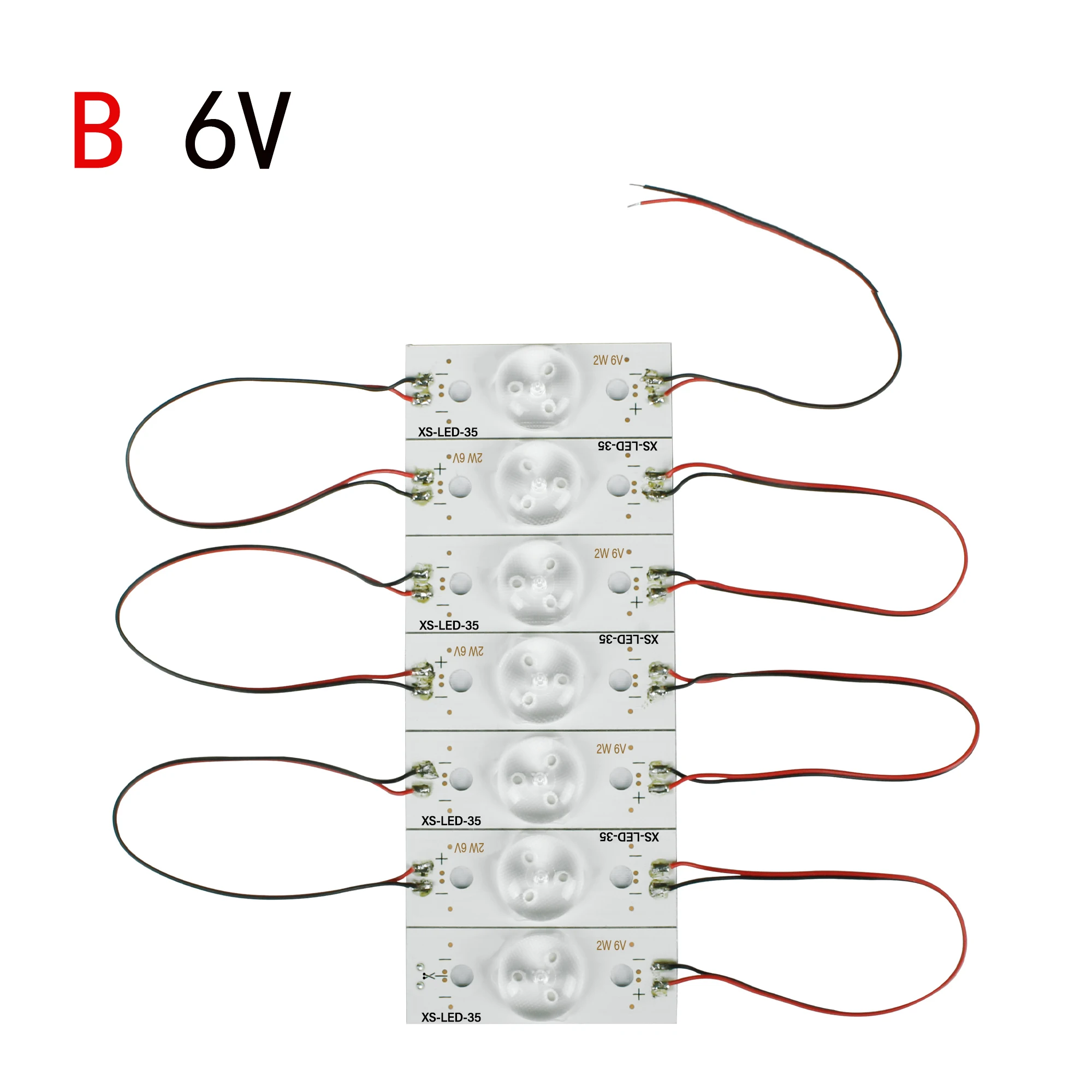 25 partii 175 sztuk NOWOŚĆ dla 20-120 cali 3V 6V LCD TV SMD Lamp Beads z soczewką optyczną Fliter LED TV Repair