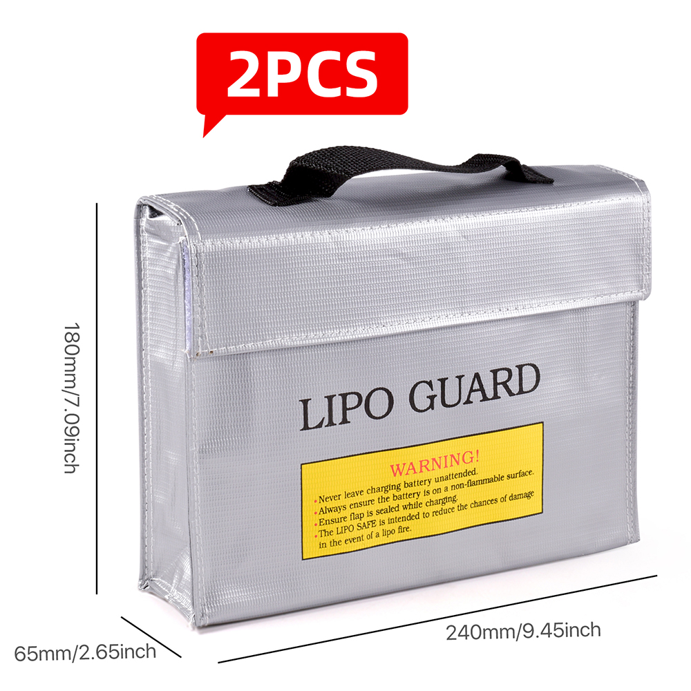 Lipo Guard Veiligheidstas Brandwerende Explosieveilige Draagbare Lipo Veiligheidstas voor RC FPV Racing Drone Auto Batterij Veilig