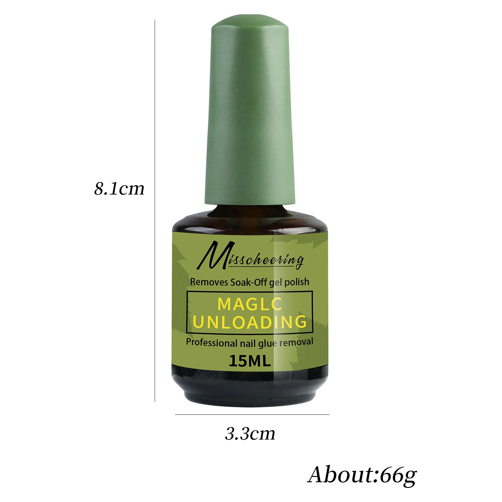 미스치어링 15ml 매직 패스트 네일 젤 폴리쉬 리무버 클린 UV 쏙 오프 세미 퍼머넌트 바니쉬 네일 아트 제거 도구 매니큐어