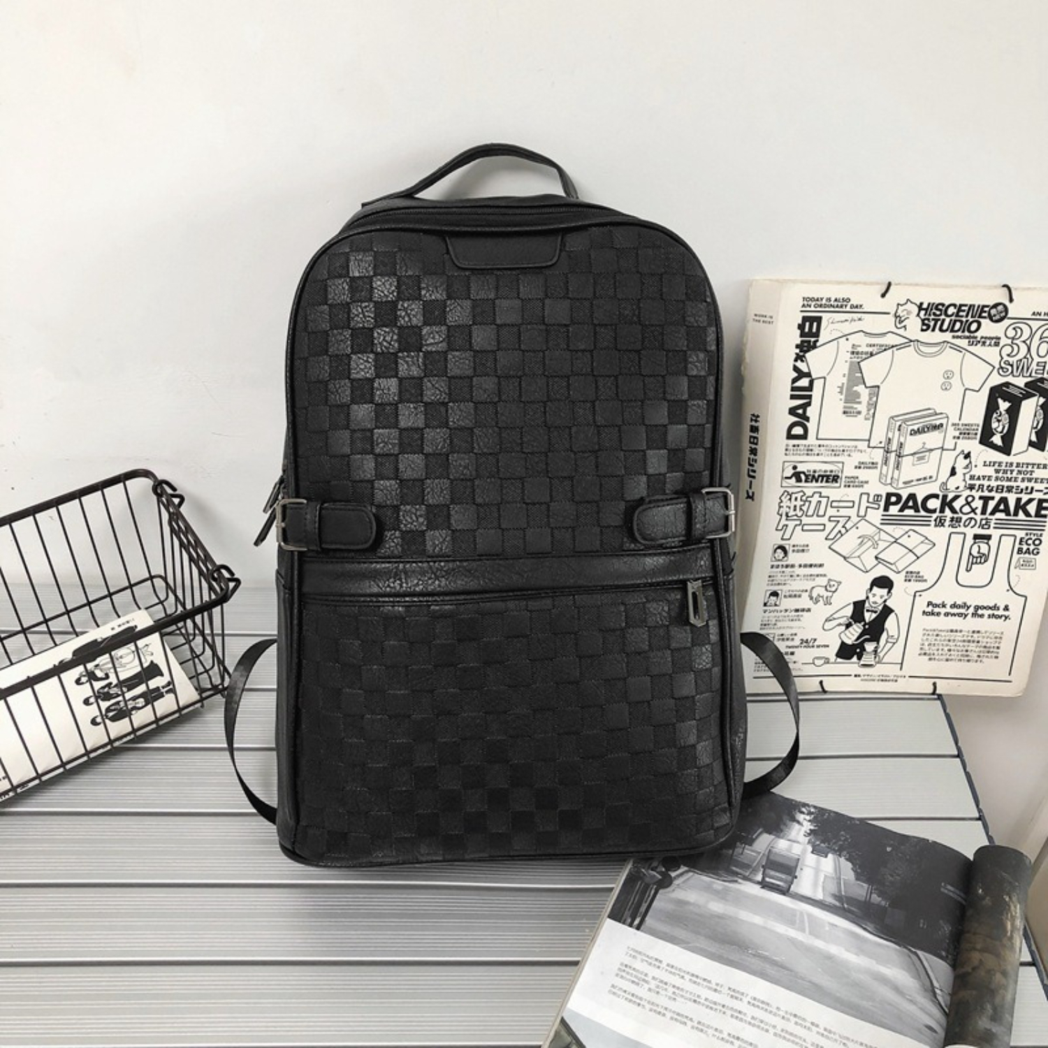 Stylish Leather Backpack for Travel, Business, Everyday Use