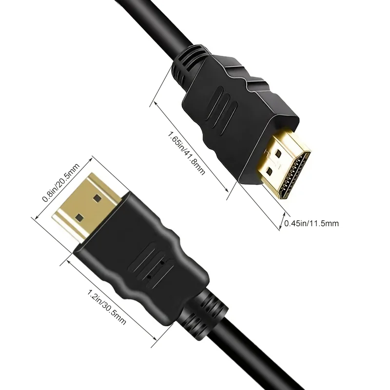 Cabo HDMI 4K 60HZ, cabo HDMI macho para macho, cabo HDMI 2.0 de alta velocidade de 18 Gbps para TV UHD Samsung, monitor, PS4/3, Xbox One.
