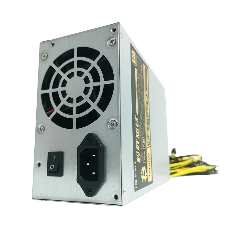 RTX 3060 3070 3080 3090 Support 65mm Spacing 8gpu Platform Frame with Power Supply Graphic Card case H61 B85 8 Gpu Cases