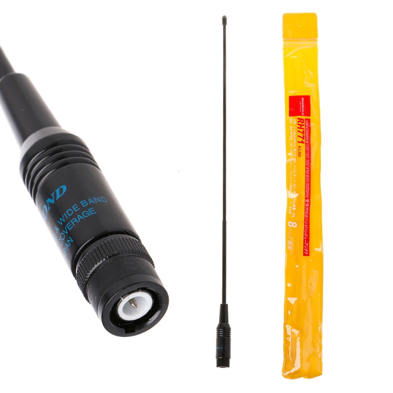 38 cm/14,96 in Länge RH-771 Dual Band VHF/UHF BNC Walkie Talkie Handfunkantenne Für Baofeng UV-5R P9JD