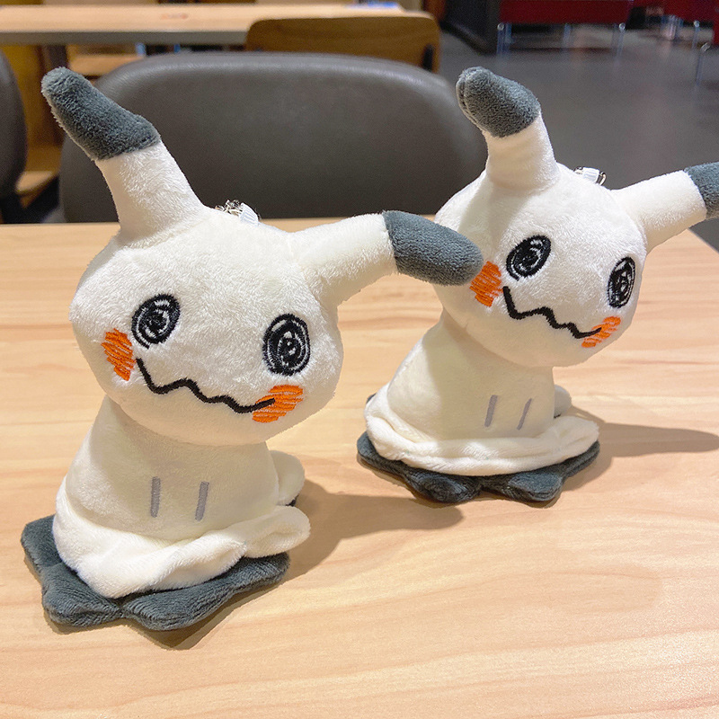 Pokemon Anime Mimikyu Sang Trọng Đồ Chơi Búp Bê Nhồi Bông Móc Khóa Mặt Dây Chuyền Nghiêng Đầu Mềm Áo Trẻ Em Pikachu Sinh Nhật Giáng Sinh Halloween Quà Tặng